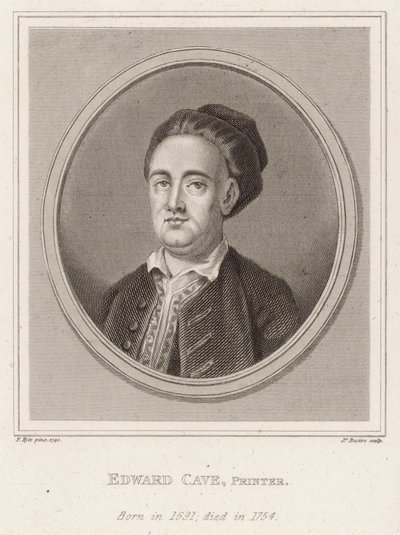 Edward Cave, drukker, geboren 1891, overleden 1754 door Francis Kyte